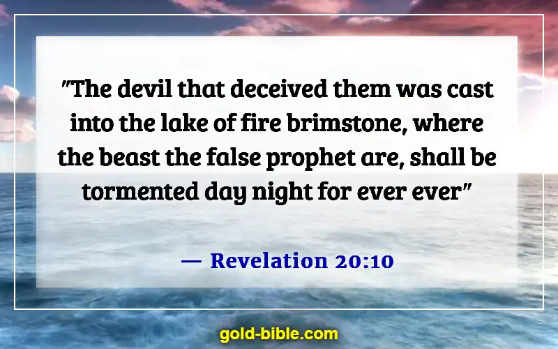 Bible Verses About Hell Being Eternal (Revelation 20:10)