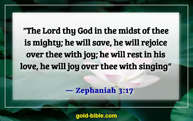 Bible Verse About Broken Hearted (Zephaniah 3:17)