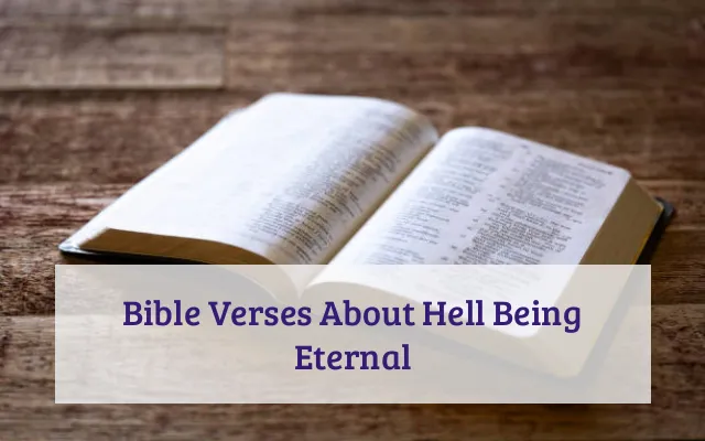 Bible Verses About Hell Being Eternal